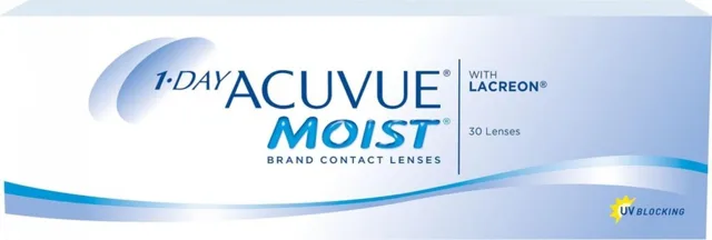 1-Day Acuvue Moist, - 3.75 (30 čoček)