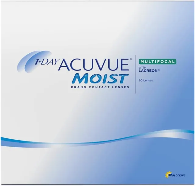 1 Day Acuvue Moist Multifocal, 90 čoček (D+1,.75 , +1,75)