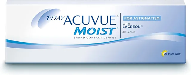 1 Day ACUVUE MOIST pro ASTIGMATISMUS čočky 30 ks 0.00