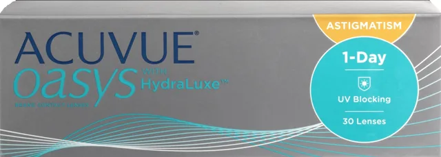 1 Day ACUVUE OASYS pro ASTIGMATISMUS čočky 30 ks -2.25