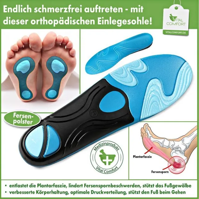 1 pár vložek Vital Comfort, vel. 36-38