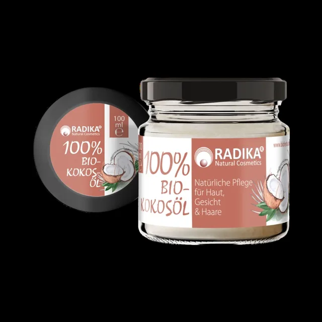 100% bio kokosový olej na pokožku, pleť a vlasy – 100 ml – Bioherba