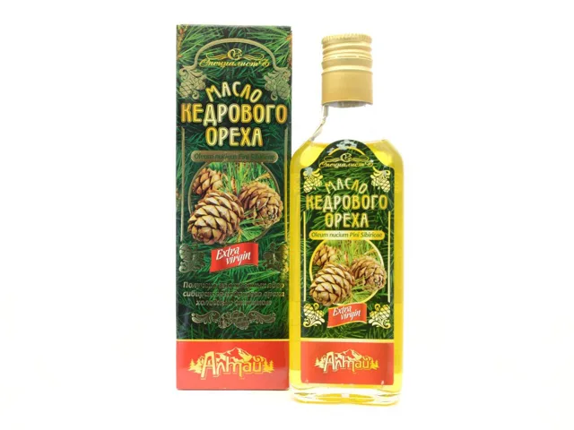 100% cedrový olej Altajský, za studena lisovaný, panenský - Specialist - 100 ml Objem: 250 ml