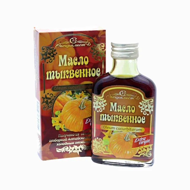 100% dýňový olej, za studena lisovaný, panenský - Specialist - 100 ml Objem: 100 ml