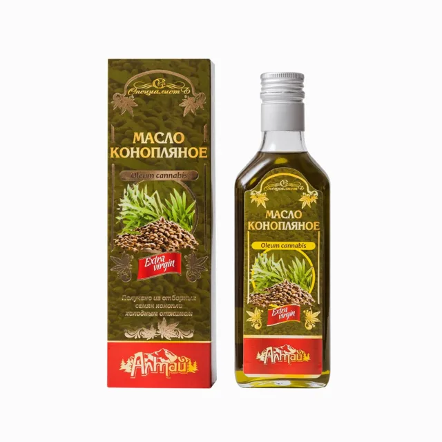 100% konopný olej, za studena lisovaný, panenský - Specialist - 100 ml Objem: 250 ml