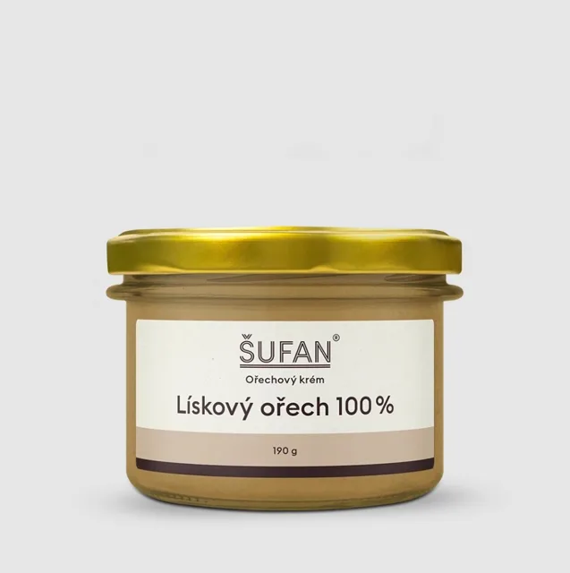 100% Lískoořechový krém, 190 g