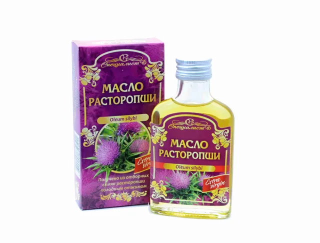 100% olej z ostropestřce mariánského, za studena lisovaný, panenský - Specialist - 100 ml Objem: 100 ml