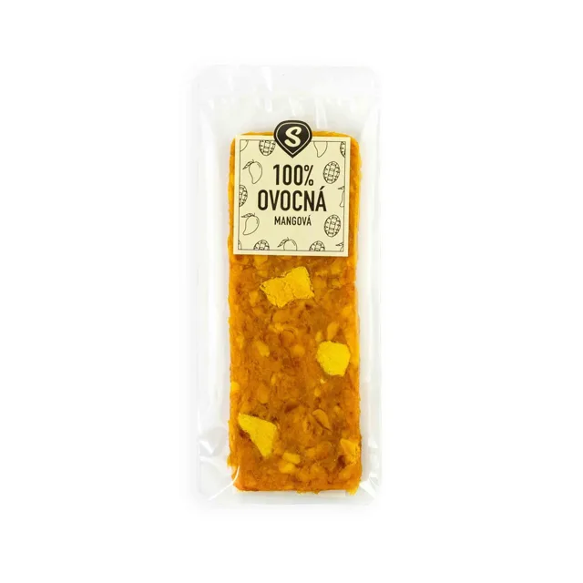 100% Ovocná tyčinka mangová váha 50g