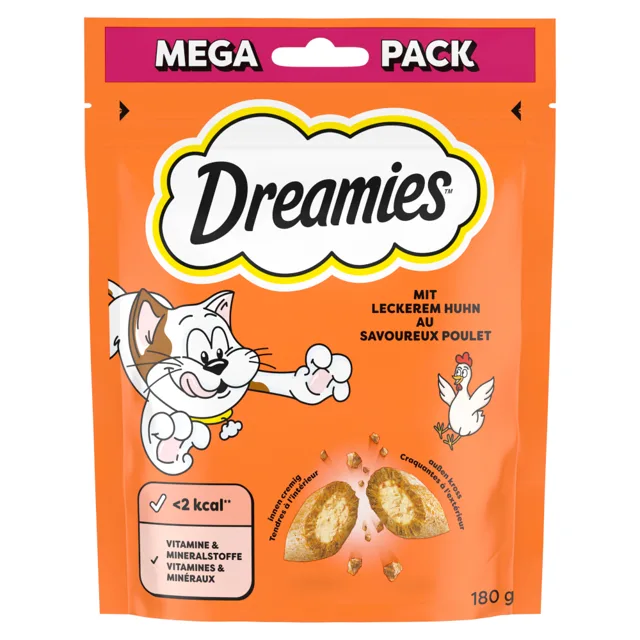180g Dreamies Mix pochoutka - Výhodné balení: 3 x 180 g hovězí