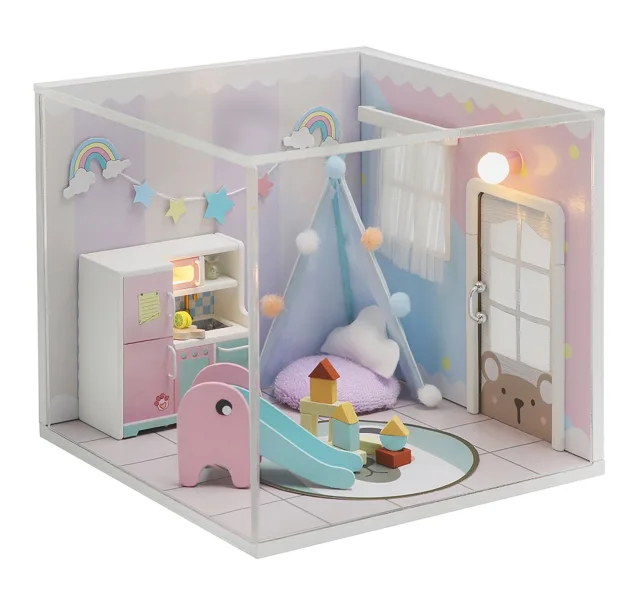 2Kids Toys Miniatura domečku Duhový dům