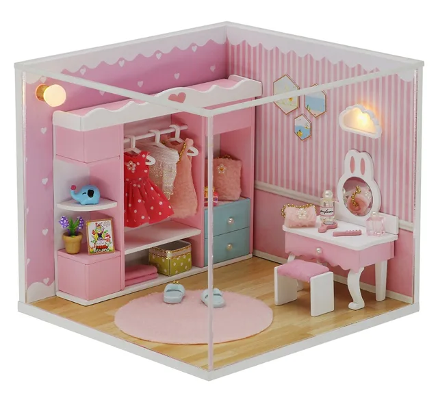 2Kids Toys Miniatura domečku Roztomilá šatna