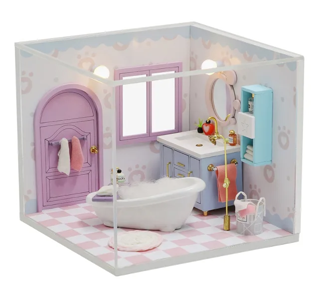 2Kids Toys Miniatura domečku Útulná koupelna