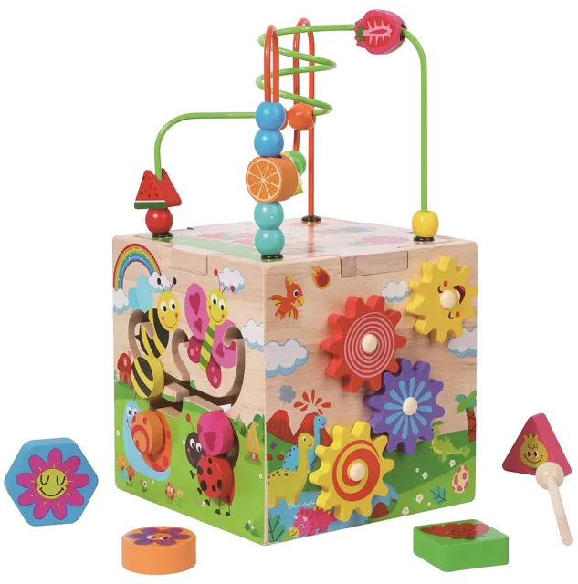 2Kids Toys Motorická kostka s labyrintem Veselá zvířátka – 2Kids Toys, 3+