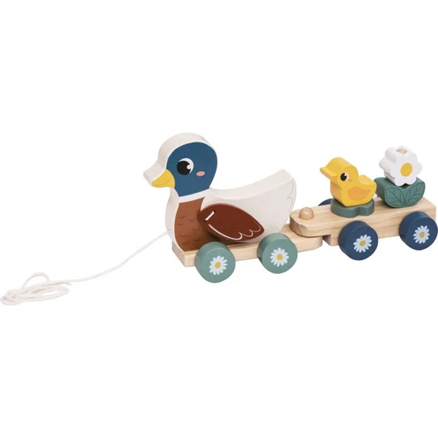 2Kids Toys Pull-along Toy Duck Family tahací hračka 12m+ 1 ks