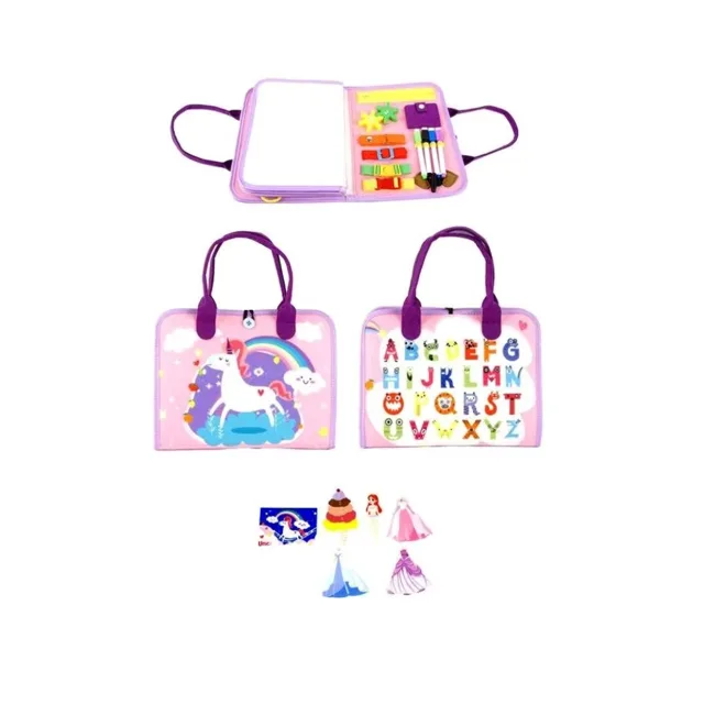2Kids Toys Senzorická busy kniha Jedonorožec 2