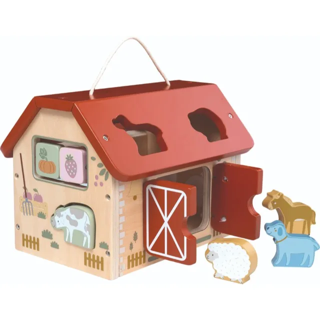 2Kids Toys Shape Sorter Farm Animals aktivity vkládačka 6 ks