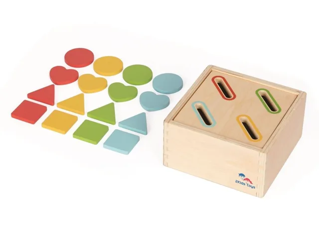 2Kids Toys Třídění tvarů a barev, 18 dílů