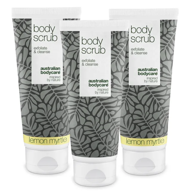 3 tělové peelingy - zvýhodněný balíček — Zvýhodněná nabídka 3 tělových peelingů (200 ml): Tea Tree Oil & Lemon Myrtle