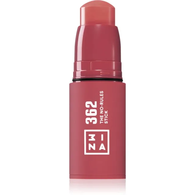 3INA The No-Rules Stick multifunkční tužka na oči, rty a tváře odstín 362 - Pink 5 g