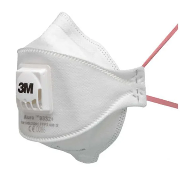3M 9332+ FFP3 skládaný s ventilkem Respirátor