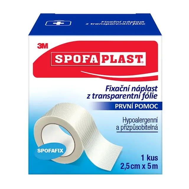3M Spofaplast 432 fix transp 5 m x 25 mm
