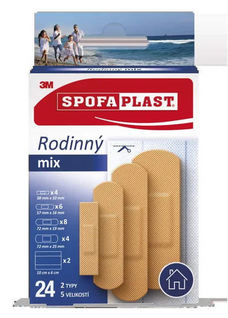 3M Spofaplast 603 Rodinný mix 24 ks