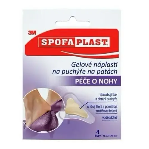 3M Spofaplast 912N Gelové náplasti na puchýře na patách 4 ks