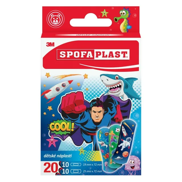 3M™ SPOFAPLAST 118 Dětské náplasti 20 kusů