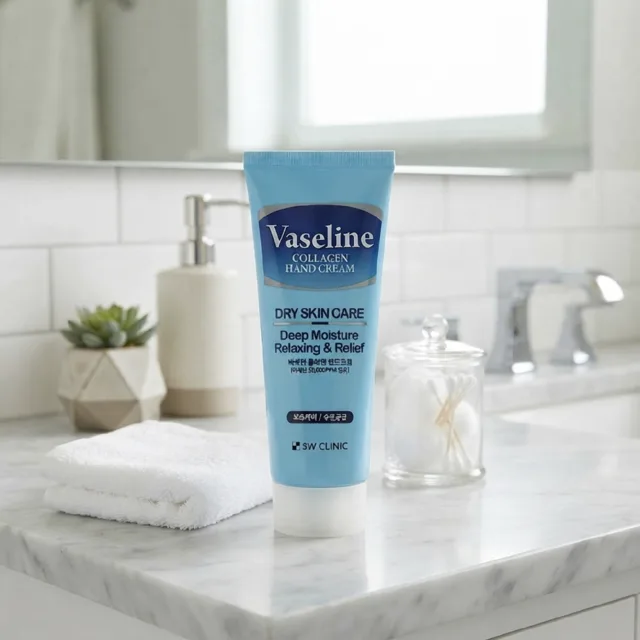 3W CLINIC - Vaseline Collagen Hand Cream - Vazelínový a kolagenový krém na ruce - 100 g
