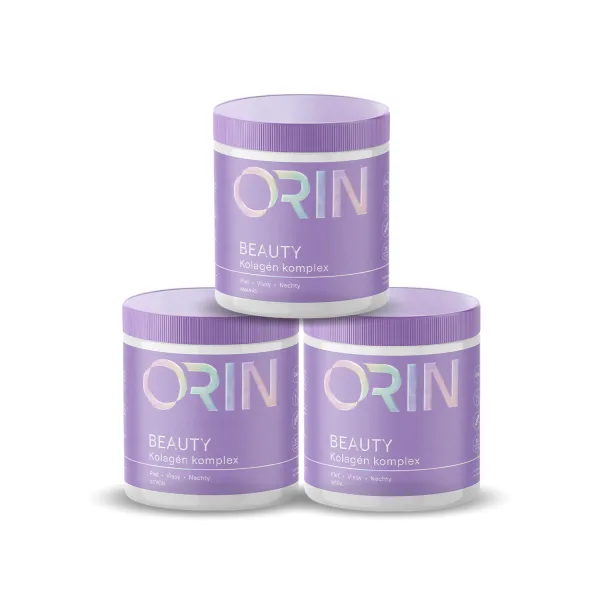3x ORIN BEAUTY kolagen komplex pro vlasy, nehty a pleť