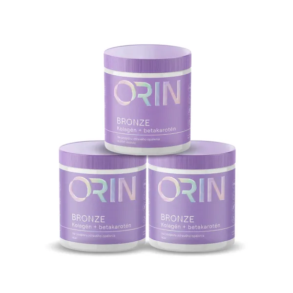 3x ORIN BRONZE kolagen s betakarotenem