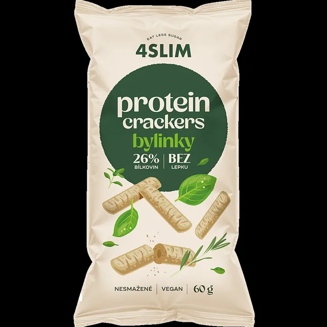 4SLIM Proteinové křupky bylinky 60 g