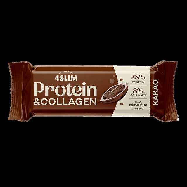4SLIM Tyčinka protein&collagen kakao 35 g