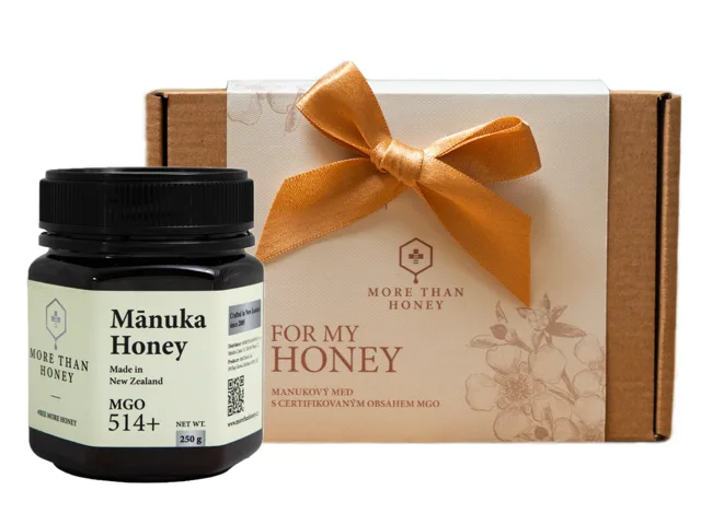 514+ MGO Manuka Med, 250 g, dárkové balení | MORE THAN HONEY