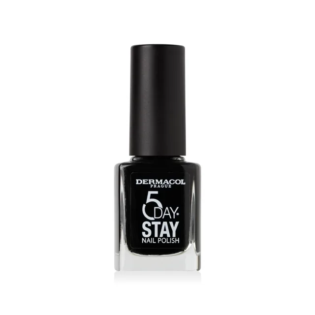 5Day Stay   Dlouhotrvající lak na nehty č.55 Black Onyx Dermacol - Oficiální e-shop Dermacol