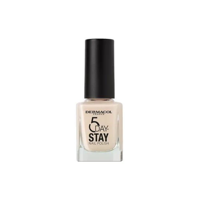 5Day Stay   Dlouhotrvající lak na nehty č.74 Almond Silk Dermacol - Oficiální e-shop Dermacol