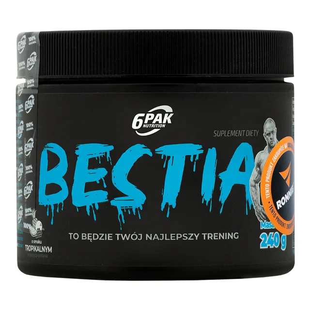 6Pak Nutrition Bestia Pre-workout 240 g tropical