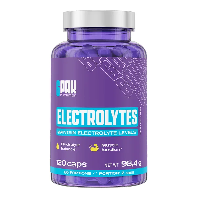 6Pak Nutrition Electrolytes Caps 120 cps