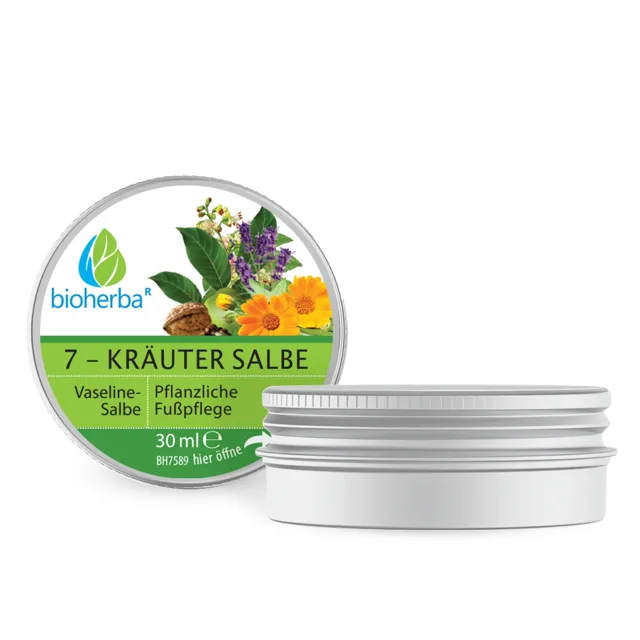 7bylinná mast na nohy s kaštanem koňským a ořechem – 30 ml – Bioherba