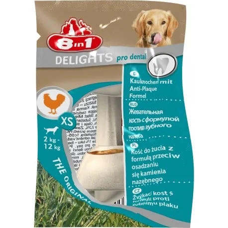 8IN1 Delights dental kost žvýkací XS 1 ks