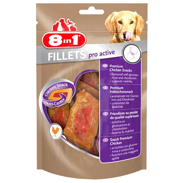 8in1 Fillets Pro Active - výhodné balení 2 x 80 g