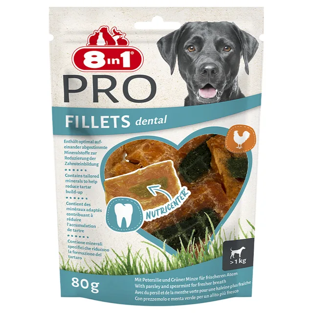 8in1 Fillets Pro Dental - Výhodné balení 3 x 80 g