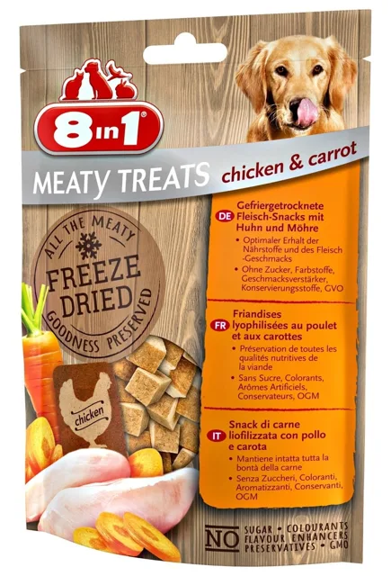 8IN1 Freeze Dried Chicken &amp; Carrot 50 g