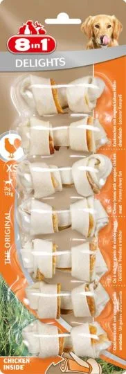 8IN1 Pamlsek Delights Bones XS 7ks