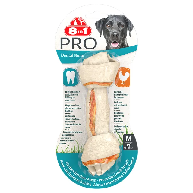 8in1 Pro Dental Žvýkací kosti kuřecí - XS, 21 kusů (252 g)