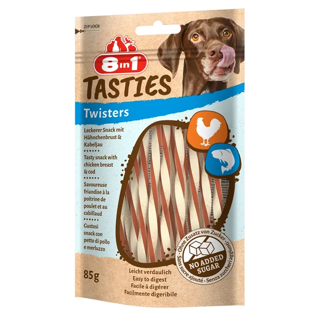 8in1 Tasties Chicken Twisters - 6 x 85 g