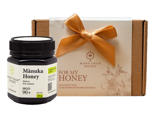 90+ MGO Manuka Med, 250 g, dárkové balení | MORE THAN HONEY