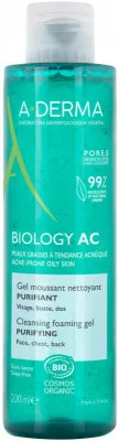 A-Derma Biology AC Čisticí pěnivý gel 200 ml