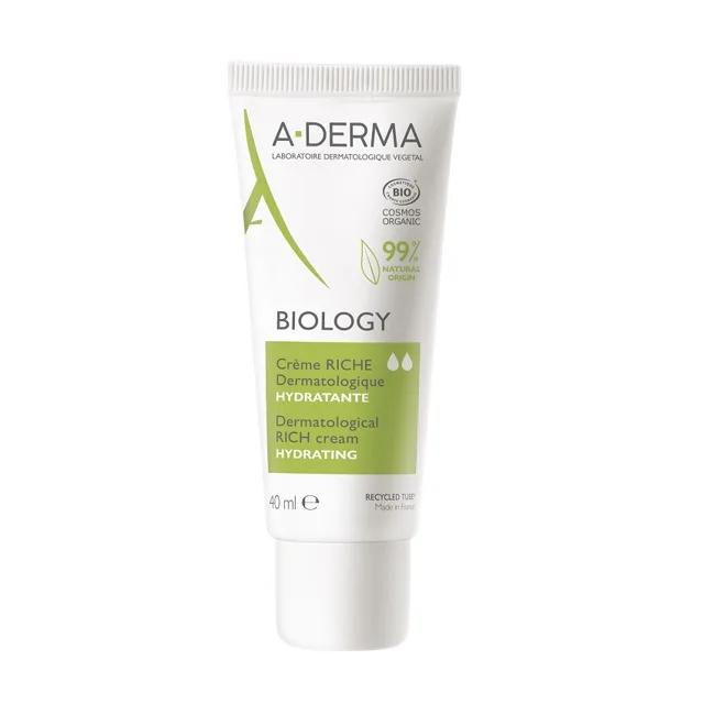 A-derma Biology Výživný Hydratační Krém 40ml