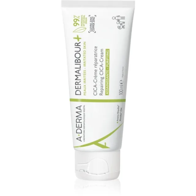 A-Derma Dermalibour+ regenerační krém pro podrážděnou pokožku 100 ml